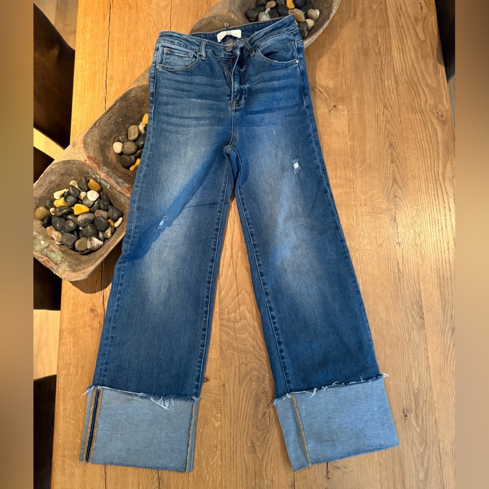 Risen Women's Cuffed Jeans